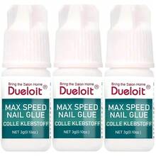 New Upgrade Quick Dry 10gx2 Semi-Solid Nail Glue Gel For Press On Nails - Strong Clear Acrylic Nail Sheets Solid Gel Nail Glue For False Nails Soft Gel Nail Sheets Solid Hard Gel For Manicure DIY Home Without UV Lamp - 3 件 - 查看 8