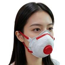 FFP3 Cup Mask Pack Of 10 Disposable FFP3 Dust Face Masks - Red - View 8