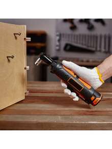 3 8  Cordless Electric Ratchet Wrench Set  12V 33 Ft-Lbs Power Ratchet Tool Kit  45-Min Fast Charge  2-Pack 2.0Ah Battery  Built-In LED Light  Variable Speed Trigger  10 Sockets - màu đen - Xem 9