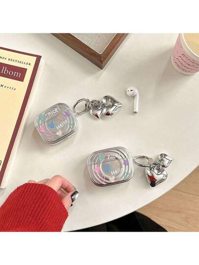 这款波纹电镀彩色心形保护壳兼容 4代和第二代，适合机场使用，也兼容 Pro 2代。这款保护壳是送给女朋友、情人节或生日的理想礼物。