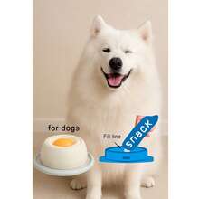 Tapete de Lambida para Animais de Estimação, Prato de Lambida de Iogurte, Alimentador Lento para Cães e Gatos - Tigela de Lanche Interativa com Design Azul e Branco, Promove Saúde Bucal e Estimulação Mental, Material de Plástico Durável, Tapete de Lambida para Animais de Estimação, Hora do Lanche para Animais de Estimação, Design Divertido para Animais de Estimação, Superfície Suave - 500ml - Visão 4