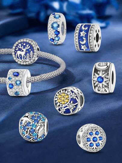 1pc 925 Sterling Silver Christmas Bell Pendant, Christmas Gift Jewelry Bead, Suitable For Women Bracelet, Bangle, DIY Jewelry Making, Exquisite Jewelry