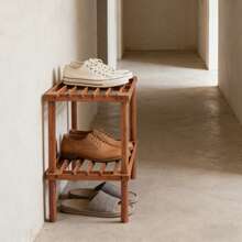 Shoe Racks - Wood Color - View 5