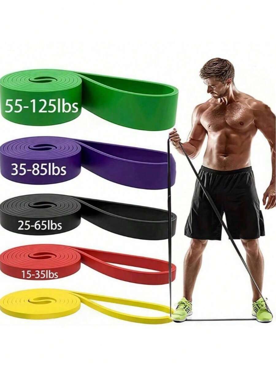 Resistance Bands Rubber Loops Squat Assist Bands Pull Up Assist Bands - Multicolor - View 1