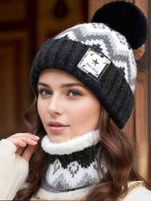 1/2/3 件男女通用纯色针织帽，适合日常使用，户外旅行，徒步旅行，滑雪，骑自行车，摩托车 - 彩色 - 查看 16