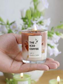 1pc New Jelly Candle, Scented Candle (Flavor: Matcha/Iced Coffee Candle), Room Decor, Suitable For Wedding Decoration, Christmas Gift, Candle, Back To School Dorm Decor, Valentine's Day Gift, Birthday Gift, Gift For Family, Friends, Women, New Year Gift, Living Room Decor, Easter, Carnival, Party, Fun Gift For Boyfriend And Ladies, Candle Gift Set, 1/2pc. - Multicolor - View 11