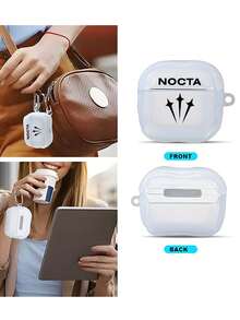 Star Fashionable Earphone Protective Case, Niche Design, Shockproof And Durable, Compatible With AirPods 4/2, Also Compatible With 3/Pro/Pro2, Perfect Gift For Friends/Boyfriend/Girlfriend, Practical Gift - Clear - View 5