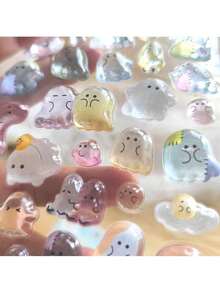 Kawaii Stickers - Large Reusable Puffy Stickers For Scrapbooking, Planners, Diaries, Notebooks, Laptop, Phone Cases Decoration - Multicolor - View 6