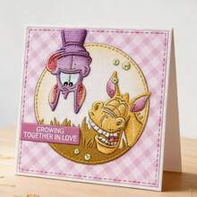 Creative Donkey Dies, DIY Scrapbooking Album And Embossing Stencil, Greeting Card Making Tool, Card Paper Cutting Crafts ,Gift Card Making Template Die Cuts. - Silver - View 10