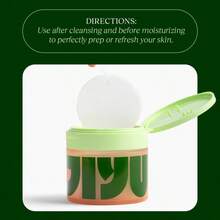 Korean Skincare Anti-Aging, Dark Spot & Wrinkle Minimizing Toner Pads With Snail Mucin, Centella Asiatica, Niacinamide, Peptide Complex - 100 Ct. - 軍綠色 - 查看 4