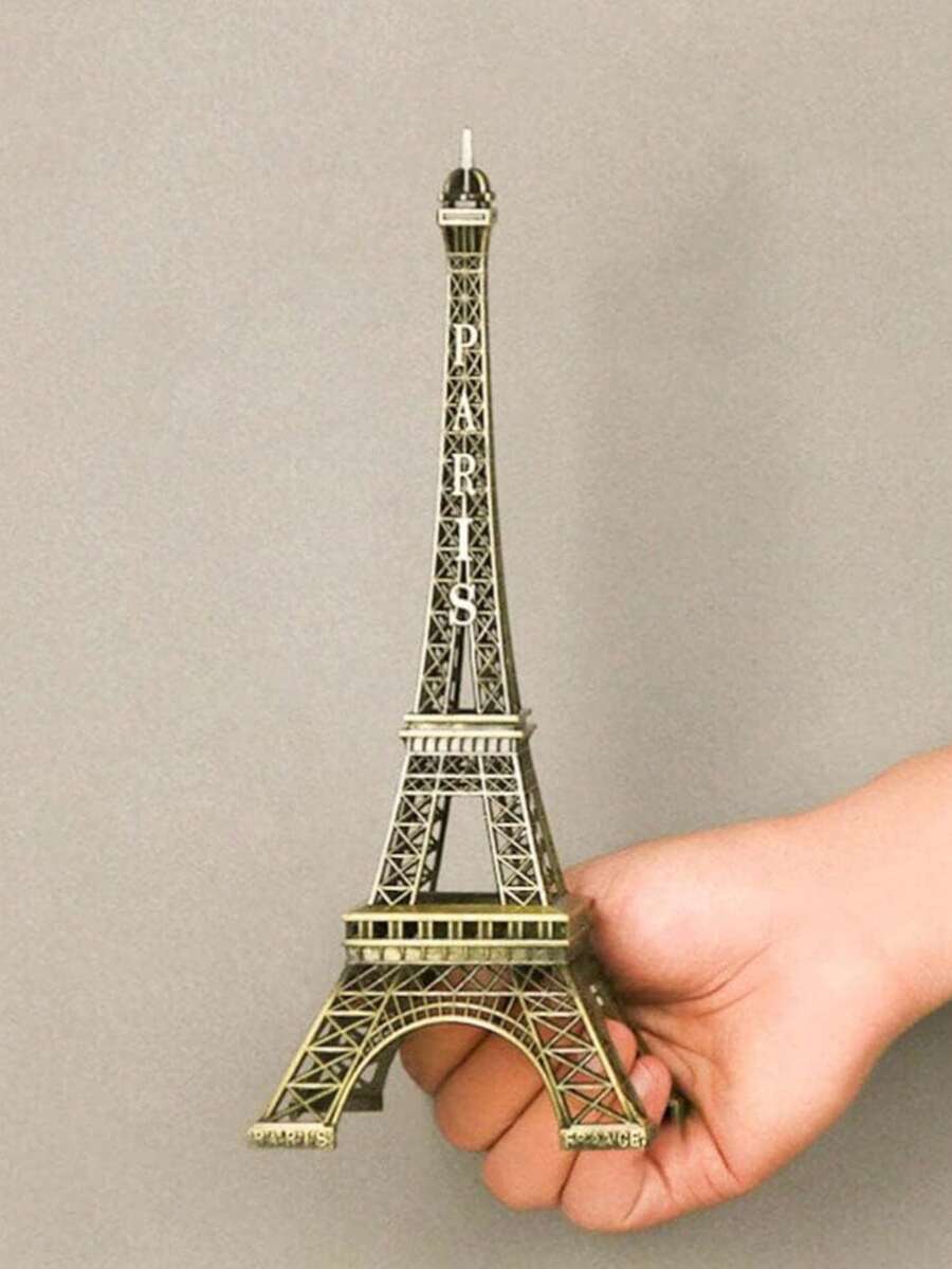 DeTODO 1 Pieza Modelo Creativo Europeo de la Torre Eiffel. Decoración y Adorno Para el Hogar 32/25/22 CM - 22 CM - Ver 1
