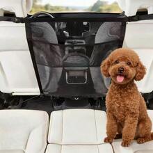 Pet Car Seat Barrier Net, Vehicle Safety Divider Mesh For Dogs - one-size - View 1