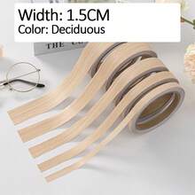 1-2厘米宽 x 10米长 木纹修补胶带，橱柜封边条，桌面DIY翻新装饰条，强力自粘封边胶带 - 彩色 - 查看 11