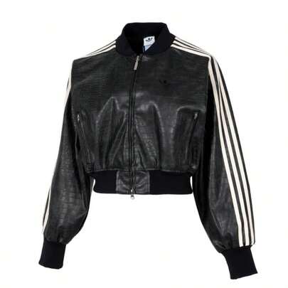 Adidas Women's Jacket/Coat SST PLTHR JKT, Comfortable Casual Outdoor Jacket KE5035