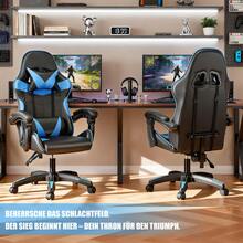 OYAJIA Gaming Chairs - Blue - View 8