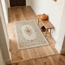 1pc Geometric Pattern Series Rug, Modern Minimalist Floral & Plant Design Carpet - Multicolor - View 13