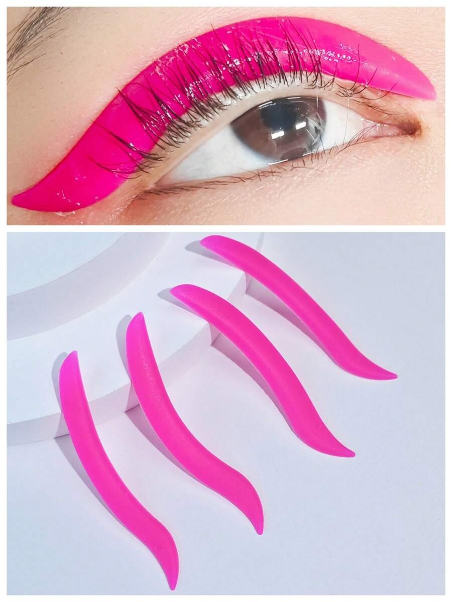 LOAMNSA 2 Cặp Miếng Nâng Mi Hoạt Động Mở Mắt, Que Uốn Mi, Miếng Bảo Vệ Nâng Mi, Thích Hợp Cho Salon Và Tự Làm Tại Nhà - Nhiều màu - Xem 1