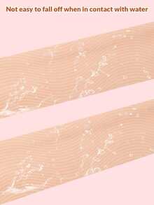 Đai nịt ngực nữ, áo ngực co giãn có thể gom và cố định, nâng ngực, kèm theo miếng che đầu ngực dùng một lần, phù hợp cho cả ngực nhỏ và ngực lớn, chống mồ hôi mùa hè, ngăn ngừa phồng rộp, phù hợp với cỡ cúp A-E, thích hợp cho váy cưới, trang phục hở lưng, nhiều cách mặc, miếng dán chống phồng, băng dán cơ. - Nhiều màu - Xem 6