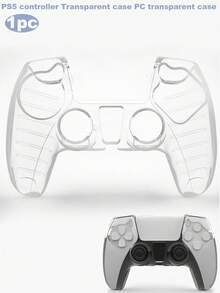 控制器水晶壳 PC 透明可拆卸控制器保护壳，超薄保护套，保护壳 - 無色 - 查看 1