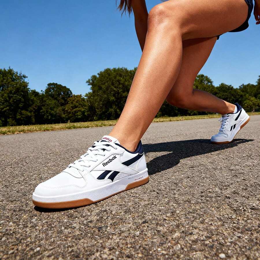 Reebok Unisex Prime Set White Tennis Shoes - White - View 1