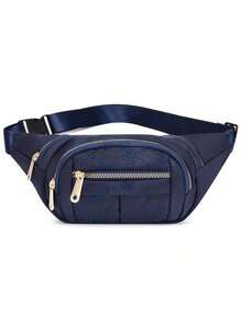 男女通用多功能大容量防水腰包，经久耐用，适合商务和建筑工地使用（图案随机裁剪） - 彩色 - 查看 10