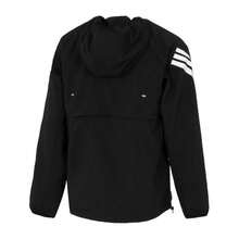 Adidas 女士夹克/外套 Adi365 3S JKT W，休闲日常户外旅行夹克 KQ8074 - 黑色 - 查看 2