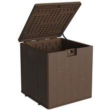 Outdoor Storage Box, Cabinet, And Shelf - Brown RATTAN - View 4