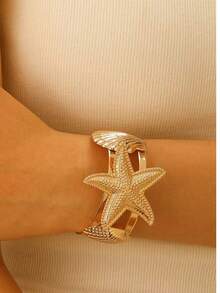 1pc Summer Vacation Starfish & Shell Beach Bracelet (For Women) - A8909 - View 1