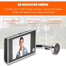 Peephole Viewer Doorbell Mini HD Smart Security Camera 3.5 Inches Indoor LCD Screen - B08KXXJDFV - View 7