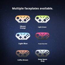 GAMESIR Tay cầm chơi game T4n Pro Supernova Magnetic Controller, không dây hai chế độ, bọc nhung, rung thích ứng, tương thích với Switch/PC/Steam/TV, màu đen. - màu đen - Xem 6