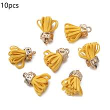 New 3cm Velvet Tassel Jewelry Pendant Mini Tassel Tassel DIY Handmade Accessories Electroplated Tassel Wholesale - Multicolor - View 15