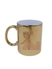 1 Pc 26 Letters Pattern Ceramic Water Mug Drinking Cup Novelty Christmas Halloween New Year Gift For Her Mugs For Coffee Tea And Hot Drinks Cup Travel Gift For Man Woman - Multicolor - View 10