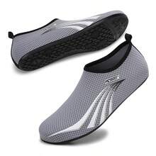 Men's Water Shoes, Diving Shoes,Swimming Shoes, Adult Quick-Drying Water Socks, Barefoot Non-Slip Beach Shoes, Suitable For Beach Swimming,Surfing, Swimming Pools, Lakes,Rivers. - Grey - View 3