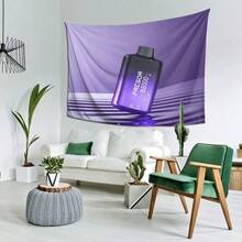 1PC Release Aromatic Vapors With Disposable Vapes. Tapestries Suitable For All Occasions, An Ideal Gift For Celebrations, Perfect For Parties, Bedrooms, And Living Rooms, An Excellent Decorative Item No Power Needed  Elevate Your Life With A Beautiful Tapestry - 彩色 - 查看 3