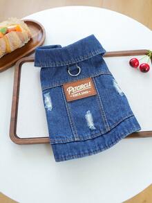 1件宠物衣服，狗狗/猫咪套装，小型犬及幼犬服装，时尚、可爱、舒适，外套 - 彩色 - 查看 5