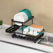 Escurreplatos - Negro - Ver 8