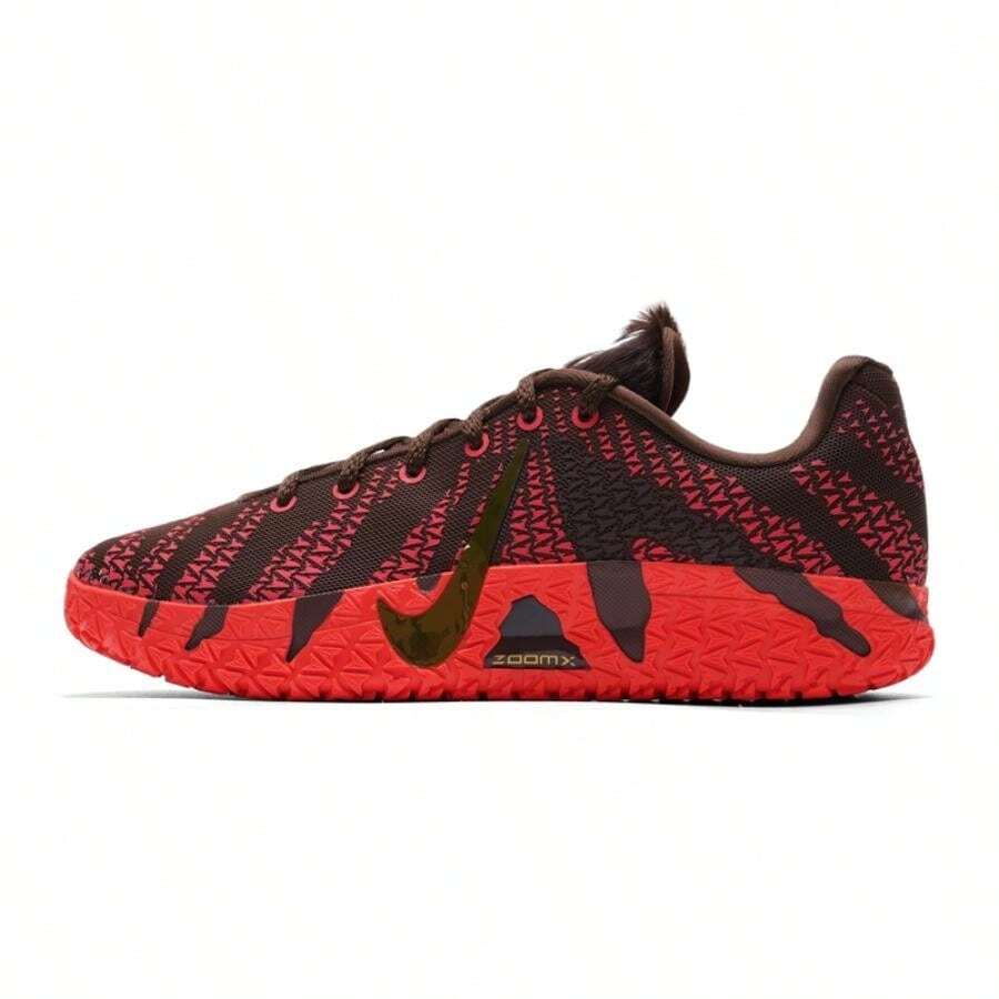 Nike 儿童篮球鞋 JA 3 CNY (GS),舒适休闲户外运动篮球鞋 IB4776-200 - 黑色/紅色 - 查看 1