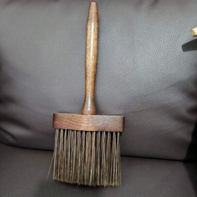 A Multifunctional Cleaning Brush: Air Conditioner Brush, Laptop Keyboard Brush, Coffee Brush, Piano Brush, Extended Wooden Handle Brush