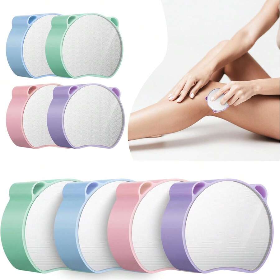 新款水晶无痛脱毛器，女士手动物理脱毛仪，无痛去角质 - 彩色 - 查看 1