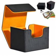 100+ Trading Card Deck Box Game MTG Trading Card Holder PU Deck Box Deck Storage Box - Multicolor - View 2