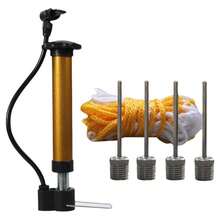 1 Set Inflatable Air Pump Equipment, Metal Basketball/Volleyball/Football Mini Portable Manual Steel Tube Air Pump, High Efficiency