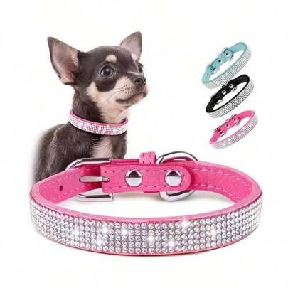DC007 Adjustable Soft Dog Collar: Features A Cute Multicolored Floral Print In Pink, Suitable For XS, Small, Medium, And Large Pets, Perfect For Walks, Runs, And Training For Both Girls And Boys.