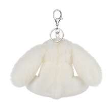 Lamb White Bunny Cute Keychain, Soft Stuffed Plush Keychain Toys For Kids Backpack, Purse, 6 Inches - B0F1SZYV74 - 查看 7