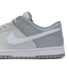 Jordan Men's Nike Dunk Low Retro Outdoor Casual Comfortable Skateboard Shoes HF5441-116 - White/Light Smoky Gray/Mountain Peak White - View 8