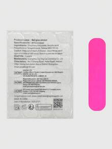 24pcs Spring Easter Wreath Rabbit Adhesive False Nails, Bright Blue French Manicure Fake Nails, Suitable For Women Everyday Wear In Spring & Summer - Multicolor - View 4