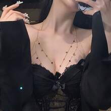 Tassel Body Chain Necklace, Luxury Minimalist Unisex Accessory, Suitable For Couples, Gift For Valentine's Day Or Birthday - Multicolor - View 5