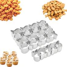 1 Set Of 5/16 Stainless Steel Mini Fish Cookie Molds And Cutter, Goldfish Cookie Cutter Tool, Fish-Shaped Food Snack Baking Molds, Kitchen Supplies - - - View 1