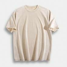 EWH Men Y2K Cowboy Bebop "See You Space Cowboy" Anime Graphic T-Shirt, 230g 100% Cotton Soft Oversized Tee For Streetwear & Anime Fans Gifts 004-AB - 杏色 - 查看 4