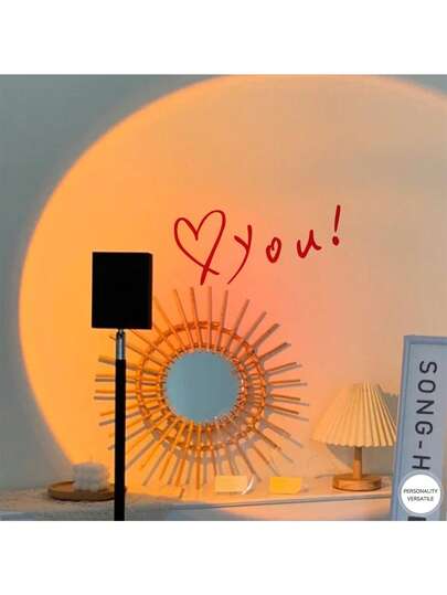 Adhesivos de espejo con estilo minimalista "Te amo" al estilo INS, autoadhesivos, reutilizables, resistentes a la humedad y a los arañazos, para decoración de estudio de selfie, dormitorio, cabecera de cama