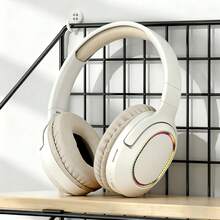 1pc Retro Wireless Headphones, Over-Ear Wireless Sports Headphones, Wireless Stereo Headphones With Vintage Design For Women, Deep Bass Wireless Gaming Headset Compatible With Apple And Android Phones, 360° Surround Sound, Ergonomic Design, Lightweight And Comfortable, Great Gift - Multicolor - View 2